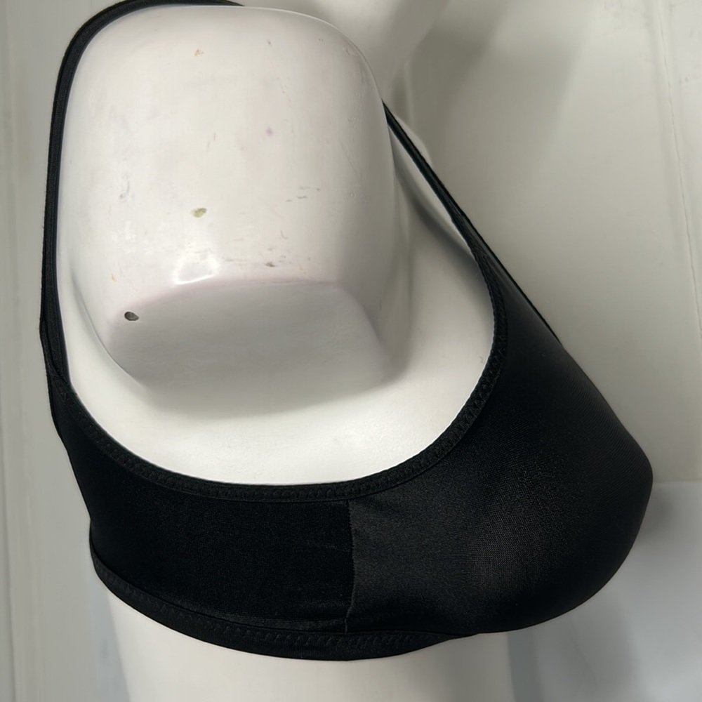 Vintage GELMART Style 2948 Black Wirefree Sheer Nylon Unlined Bralette Bra NWT - Picture 9 of 17